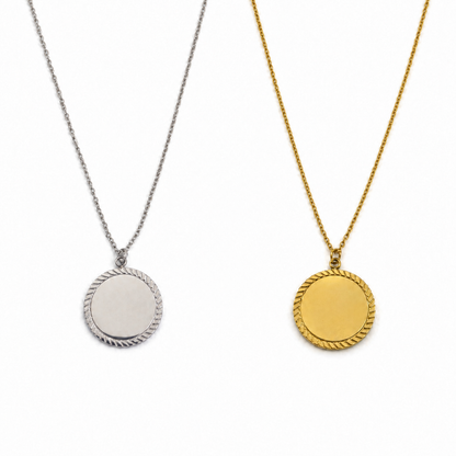 Personalised Decorative Round Necklace
