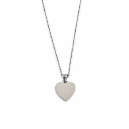 Personalised Pointed Heart Necklace