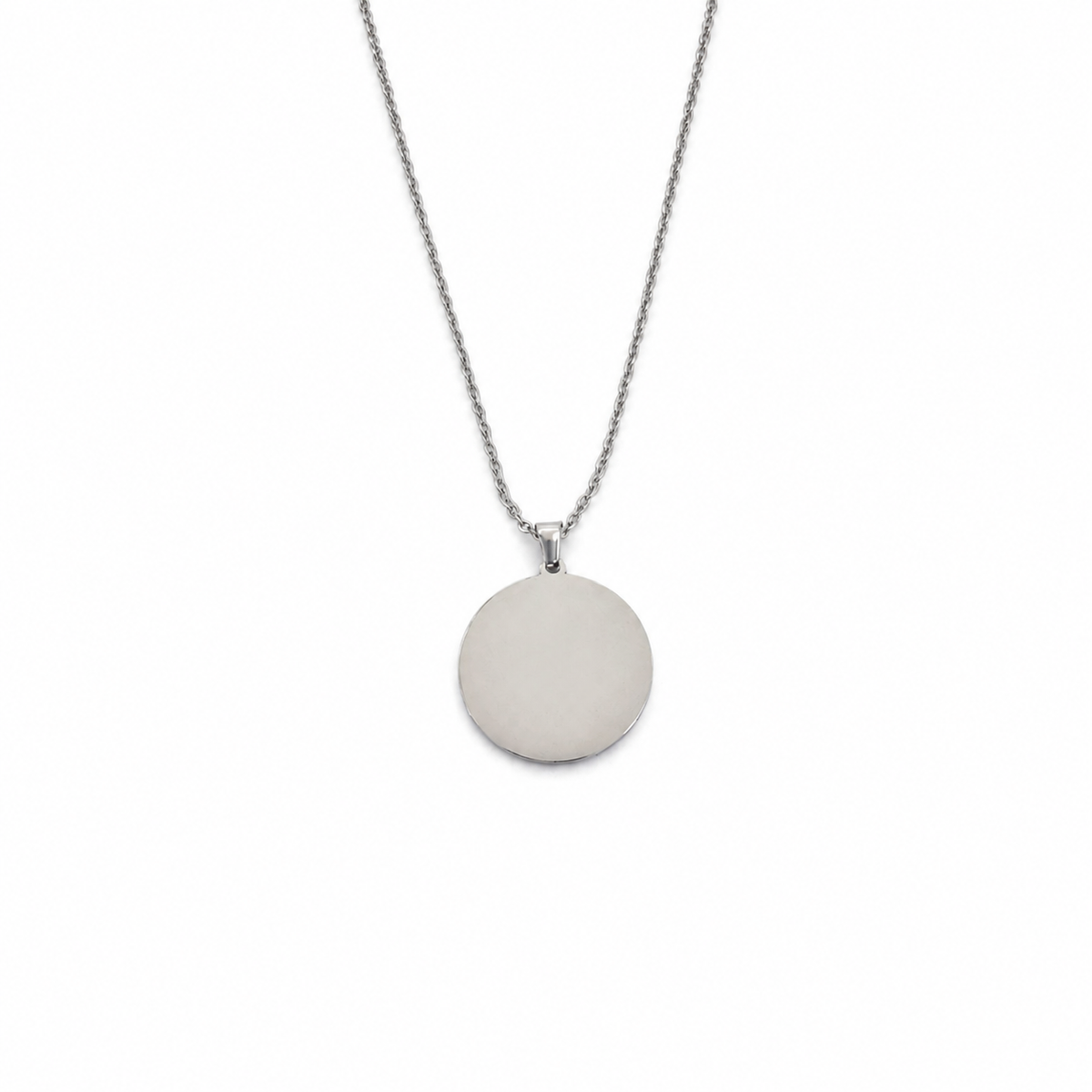Personalised Classic Round Necklace