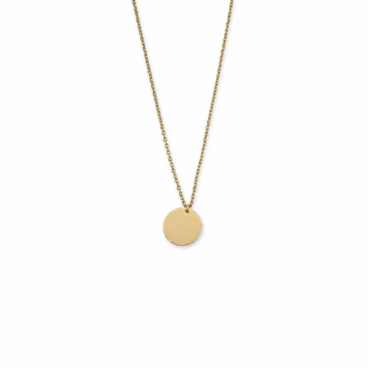Personalised Petite Round Necklace