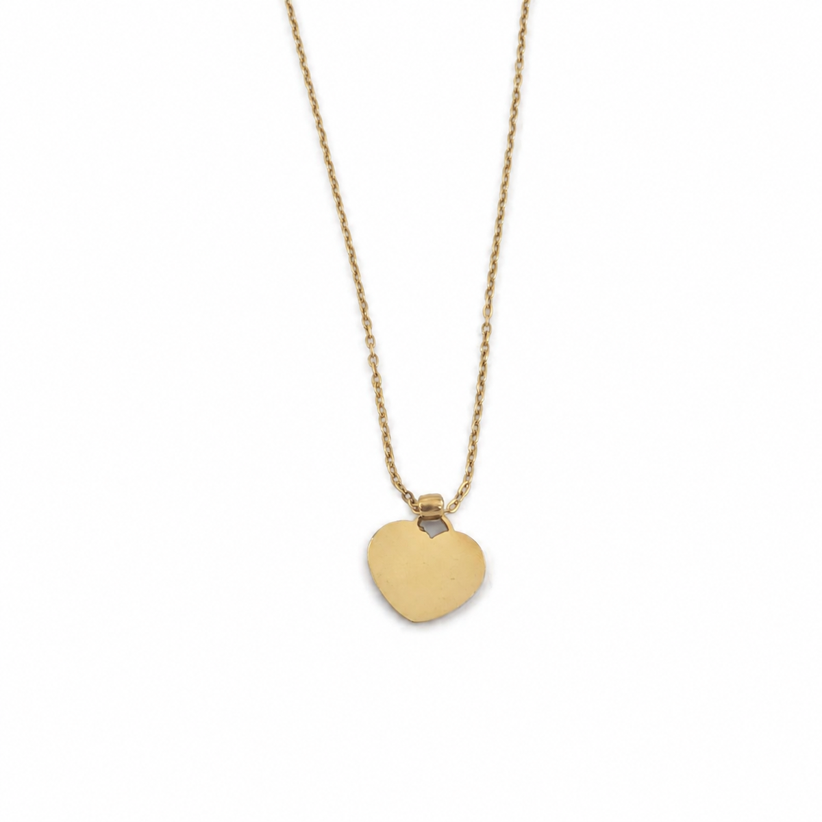 Personalised Rounded Heart Necklace