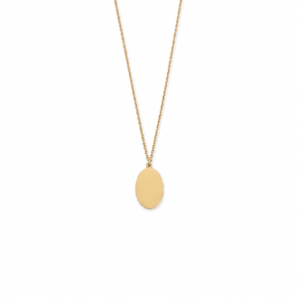 Personalised Oval Necklace