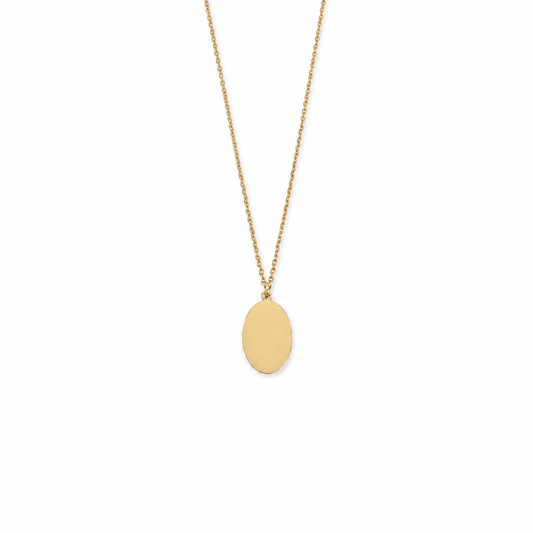 Personalised Oval Necklace