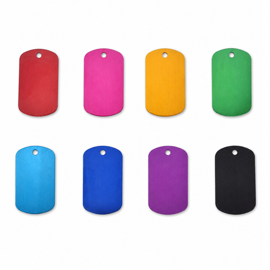 Personalised Coloured Dog Tag – Tag Only