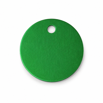 Personalised Coloured Dog Tag Circle – Tag Only (Copy)
