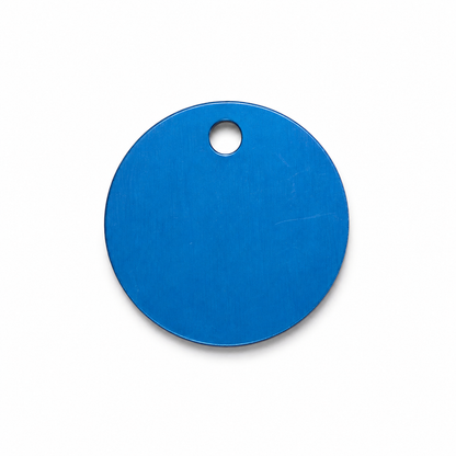 Personalised Coloured Dog Tag Circle – Tag Only (Copy)