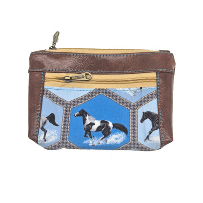 Copper Canter Double-Zip Pouch