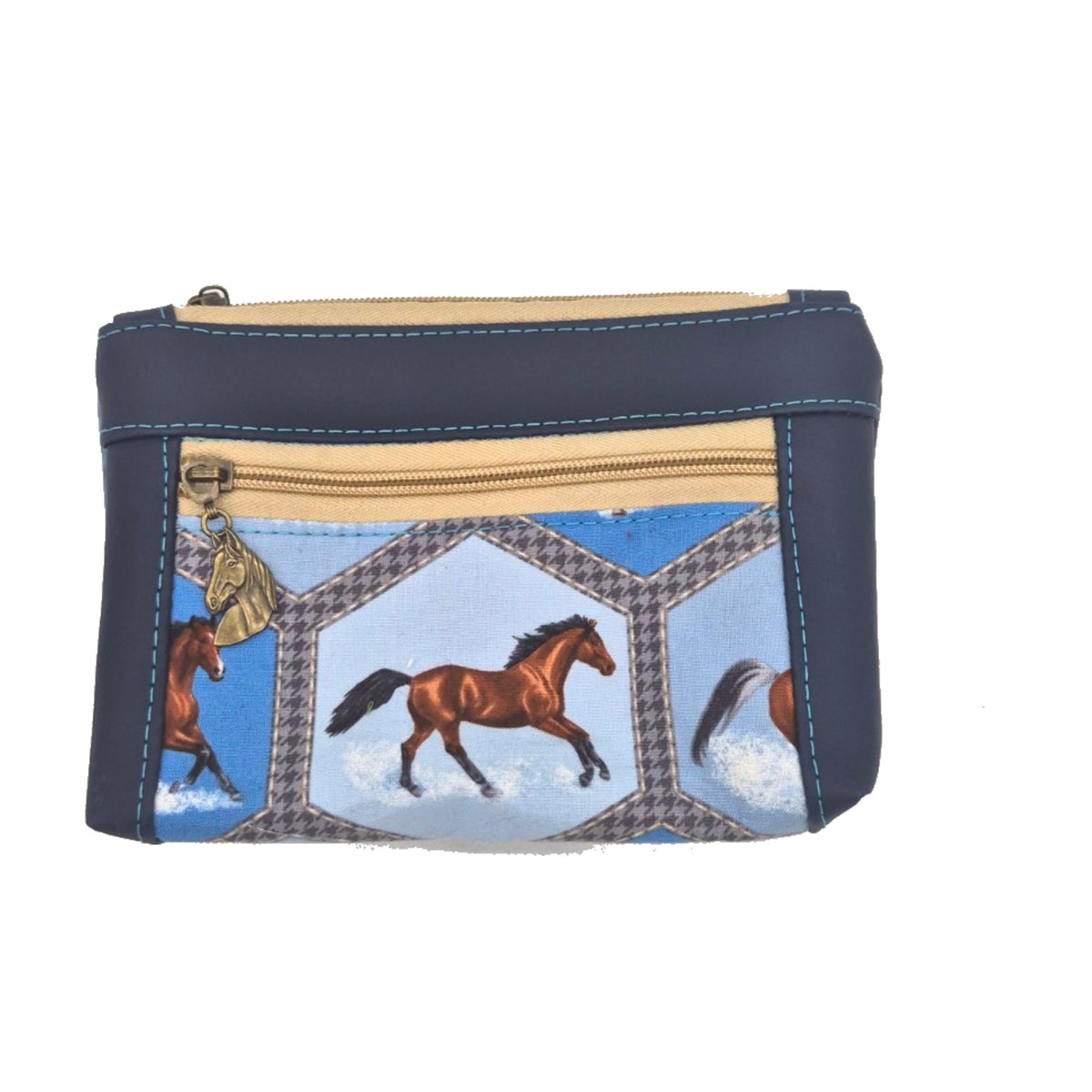 Midnight Gallop Glow-in-the-Dark Double-Zip Pouch