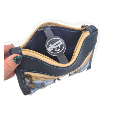 Midnight Gallop Glow-in-the-Dark Double-Zip Pouch