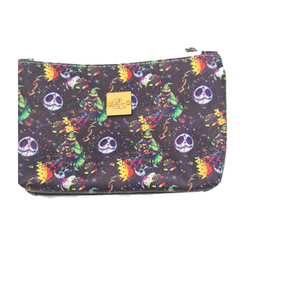 Neon Nightmare Double-Zip Pouch