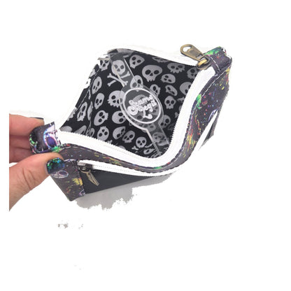 Neon Nightmare Double-Zip Pouch