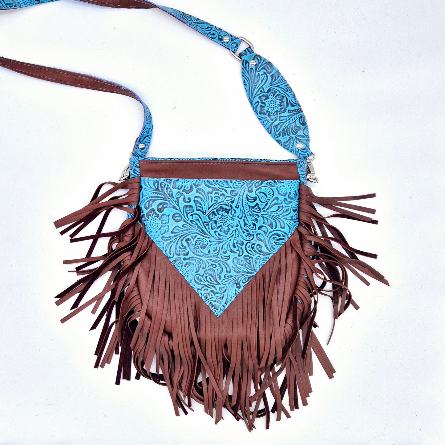 Leather Fringed Bag